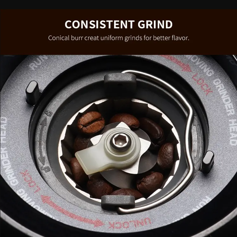 Máy xay hạt cà phê Espresso cao cấp Shardor BD-CG018 Tích hợp 51 chế độ xay hạt cà phê- hàng chính hãng