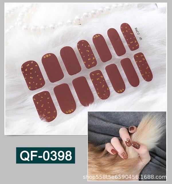 Set dán móng tay nails dán nghệ thuật nhiều màu - có ngay bộ móng đẹp trong 5 phút (Nail wraps / Nail stickers)