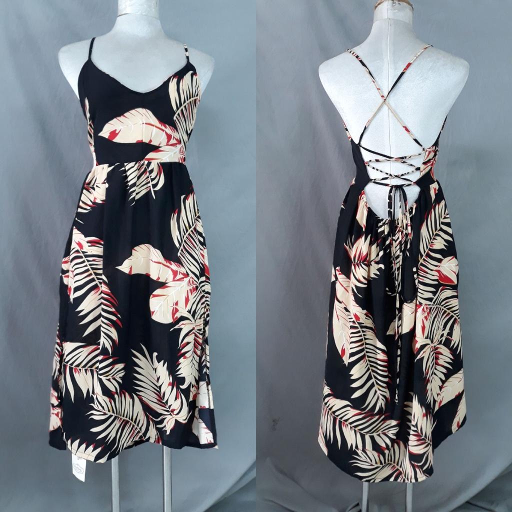 Đầm đan dây lưng