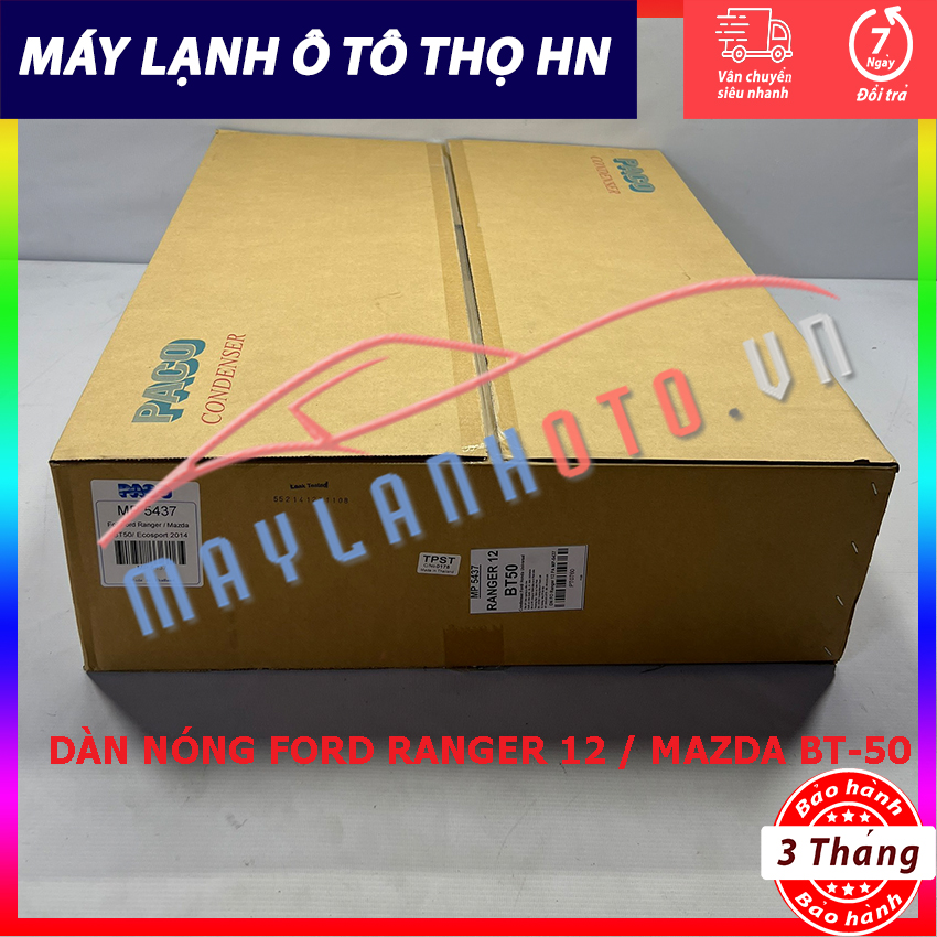 Dàn nóng Ford Ranger / Mazda BT50 2012-2013-2014-2015 hàng xịn PACOThái Lan