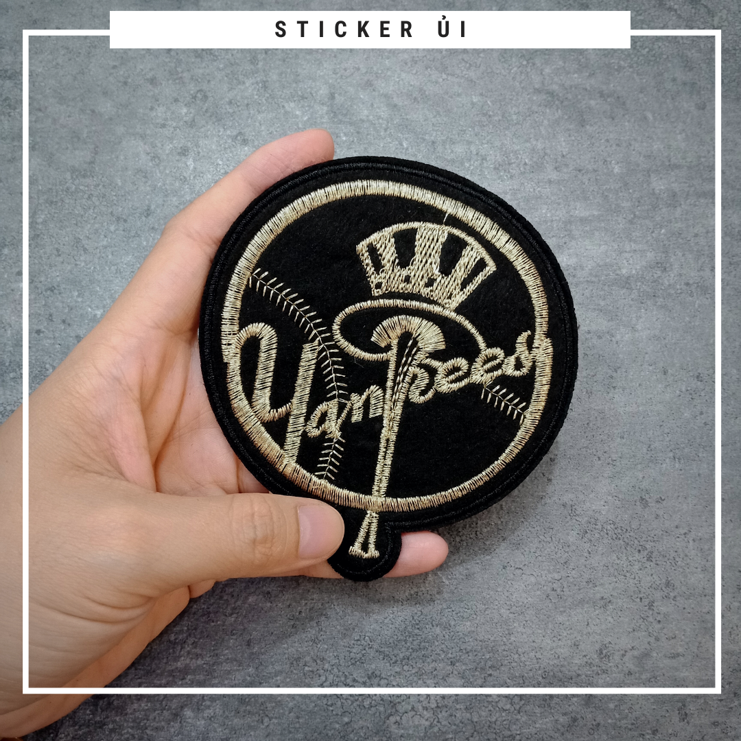 Phụ kiện trang trí áo thun tay lỡ unisex: Logo Sticker Patch Ủi Quần Áo, BALO, quần jogger chuẩn local brand streetstyle