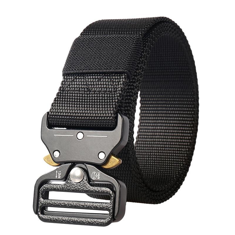 Quân Sự Mới Chiến Thuật Đai Quân Nylon Khóa Kim Loại Thắt Lưng Nam Dày Dây Lưng Cảnh Sát Săn Đào Tạo Phụ Kiện