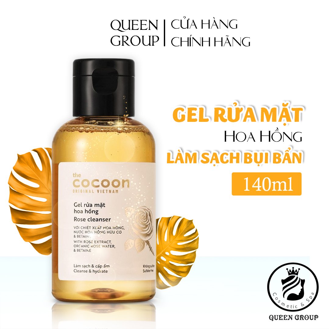 Gel Rửa Mặt Hoa Hồng Cocoon 140ml