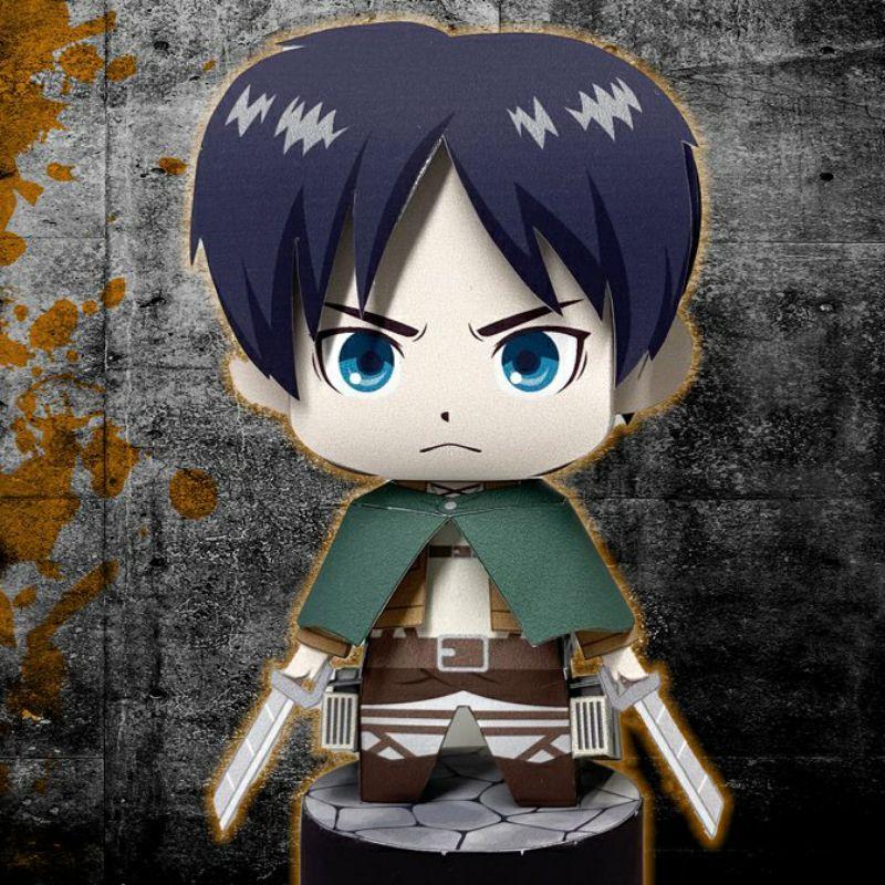 Mô hình giấy anime  [ATTACK ON TITAN] chibi Eren Yeager