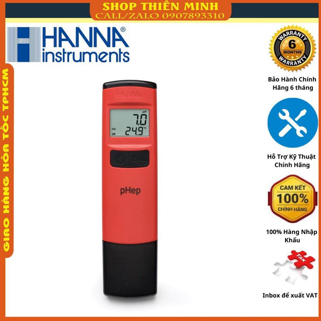Bút Đo pH và Nhiệt Độ Trong Nước HI98107 Hanna