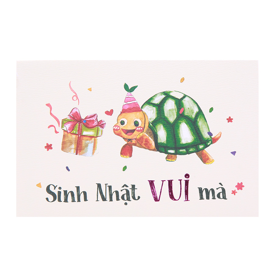 Thiệp sinh nhật Sinh nhật vui mà