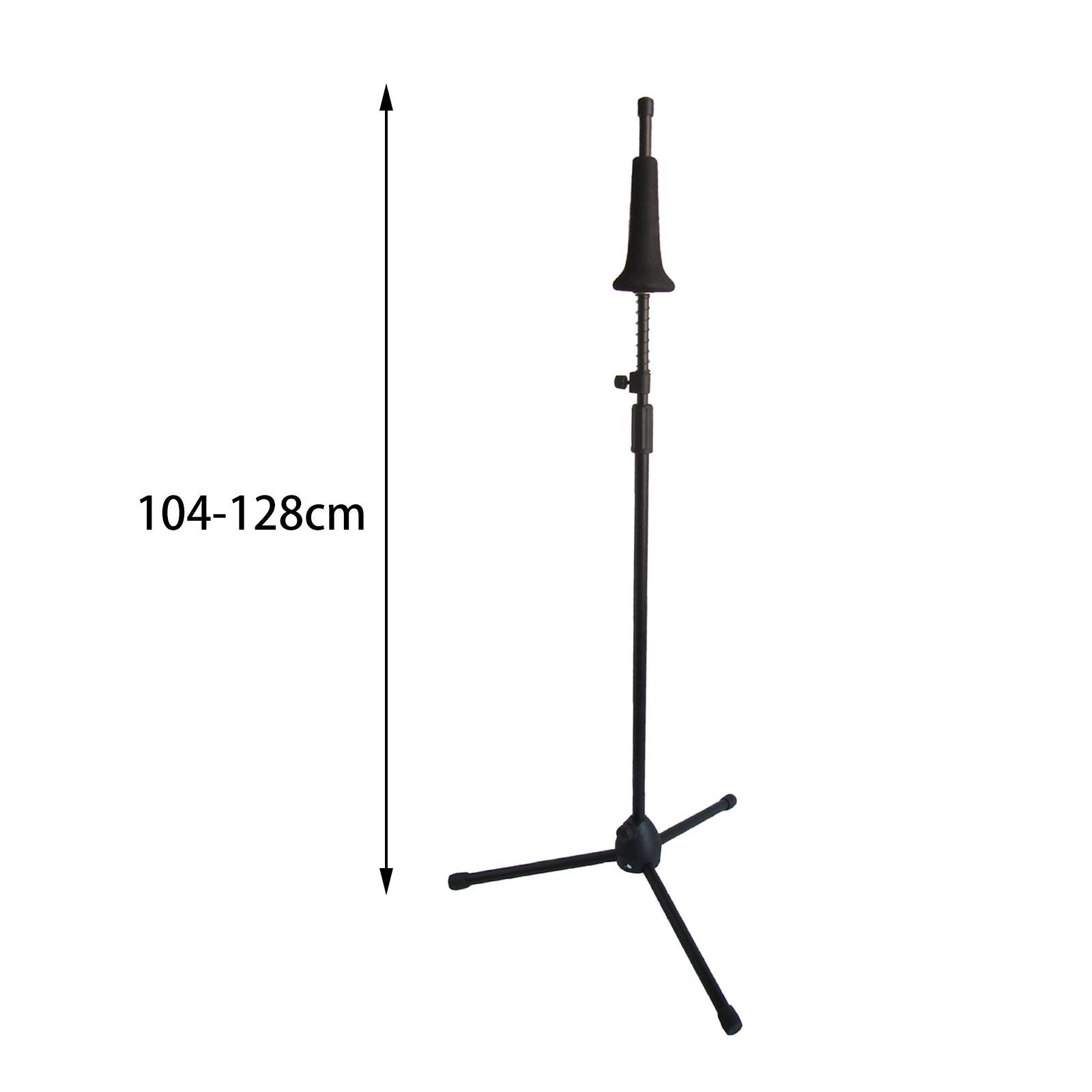Trombone Stand Tripod Base Portable Professional for Tenor Trombone Learning