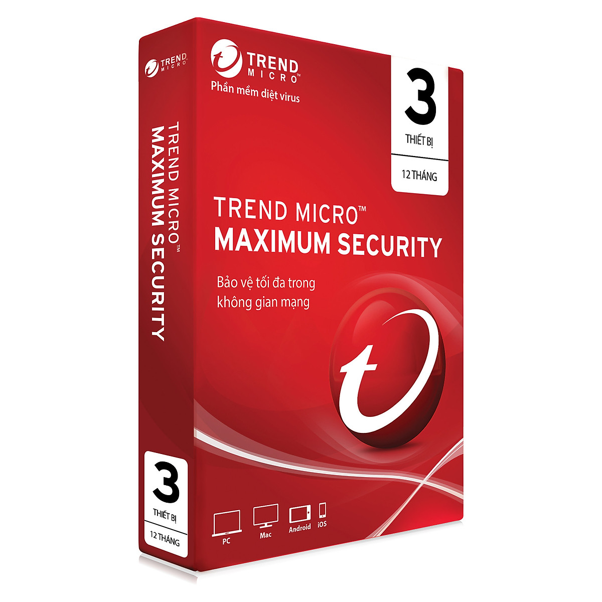 Phần mềm diệt virut Trend Micro Internet Security 3PC - Hàng chính hãng