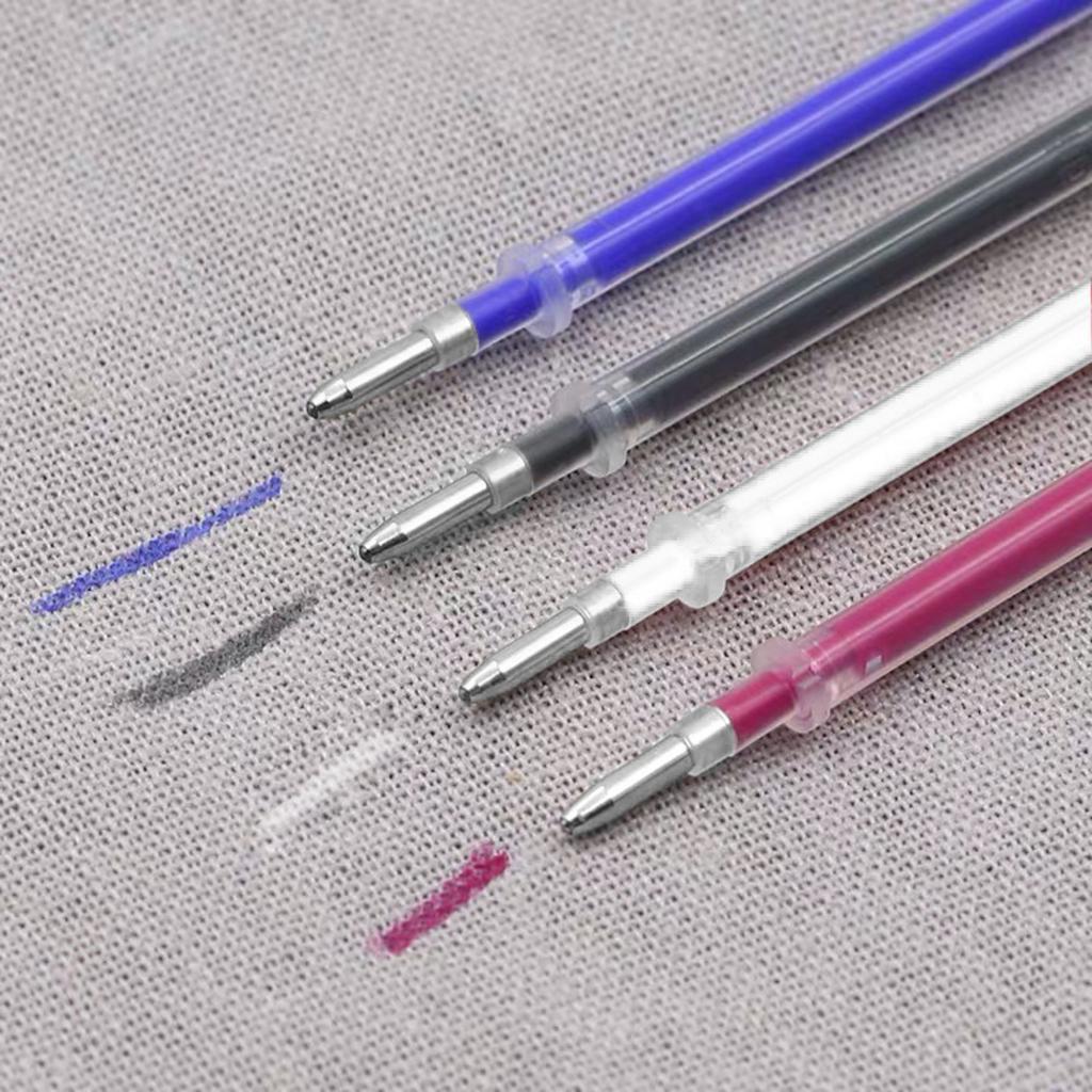 120Pcs Erase Pens Erasable Fabric Refills Marking Pens Mixed Color