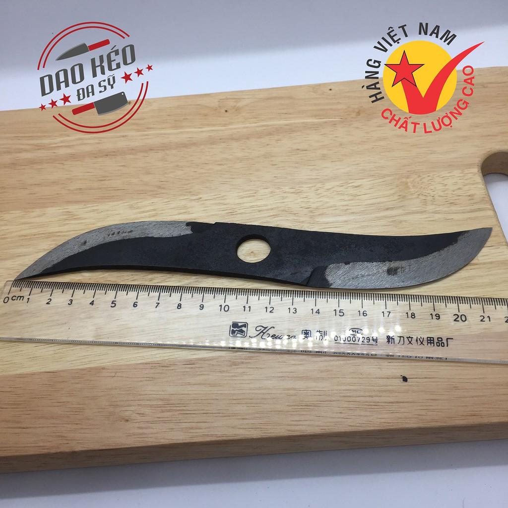 Lưỡi Dao Máy Xay Thịt 2 Lưỡi Liền, Lưỡi Máy Xay Thịt Công Nghiệp, Lưỡi Xay Đa Sỹ Rèn Từ Thép Nhíp Xe Siêu Bền - D24