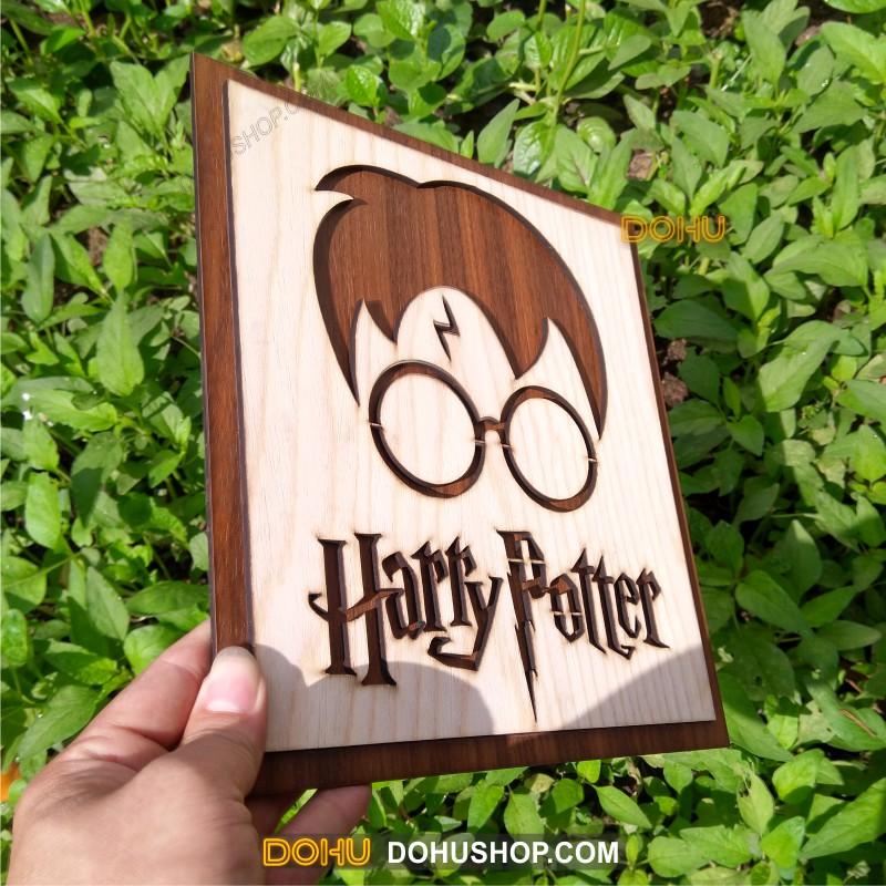 Tranh Gỗ Treo Tường Handmade DOHU003: Harry Potter - Thiết Kế Đơn Giản, Độc Đáo, Sang Trọng