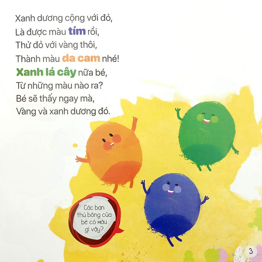 Sách - Thơ Hay Cho Bé - Học Về Màu Sắc