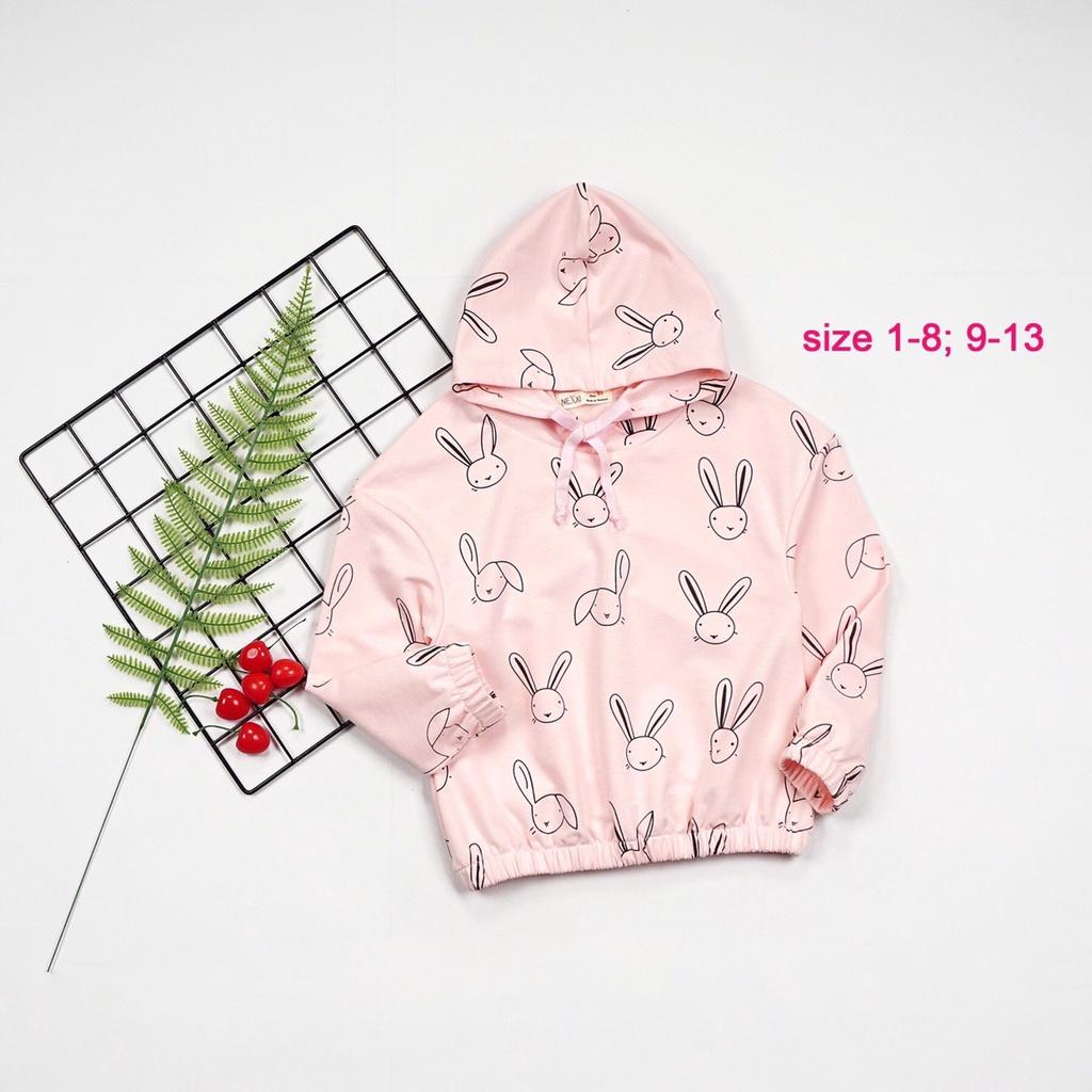 Áo hoodie da cá Nexxi bé gái size 23-50 kg