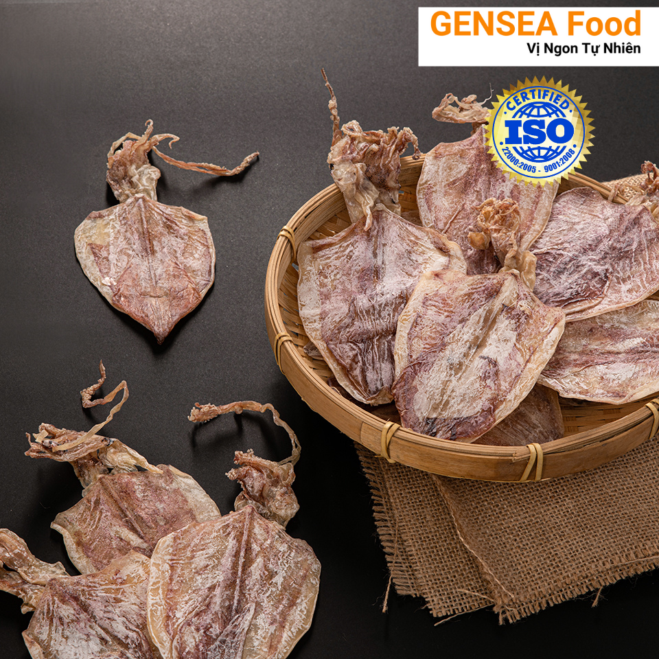 Mực Khô Phú Quý GENSEA Food G1022 Loại 1 - 300G Không Chất Bảo Quản Ngọt Tự Nhiên