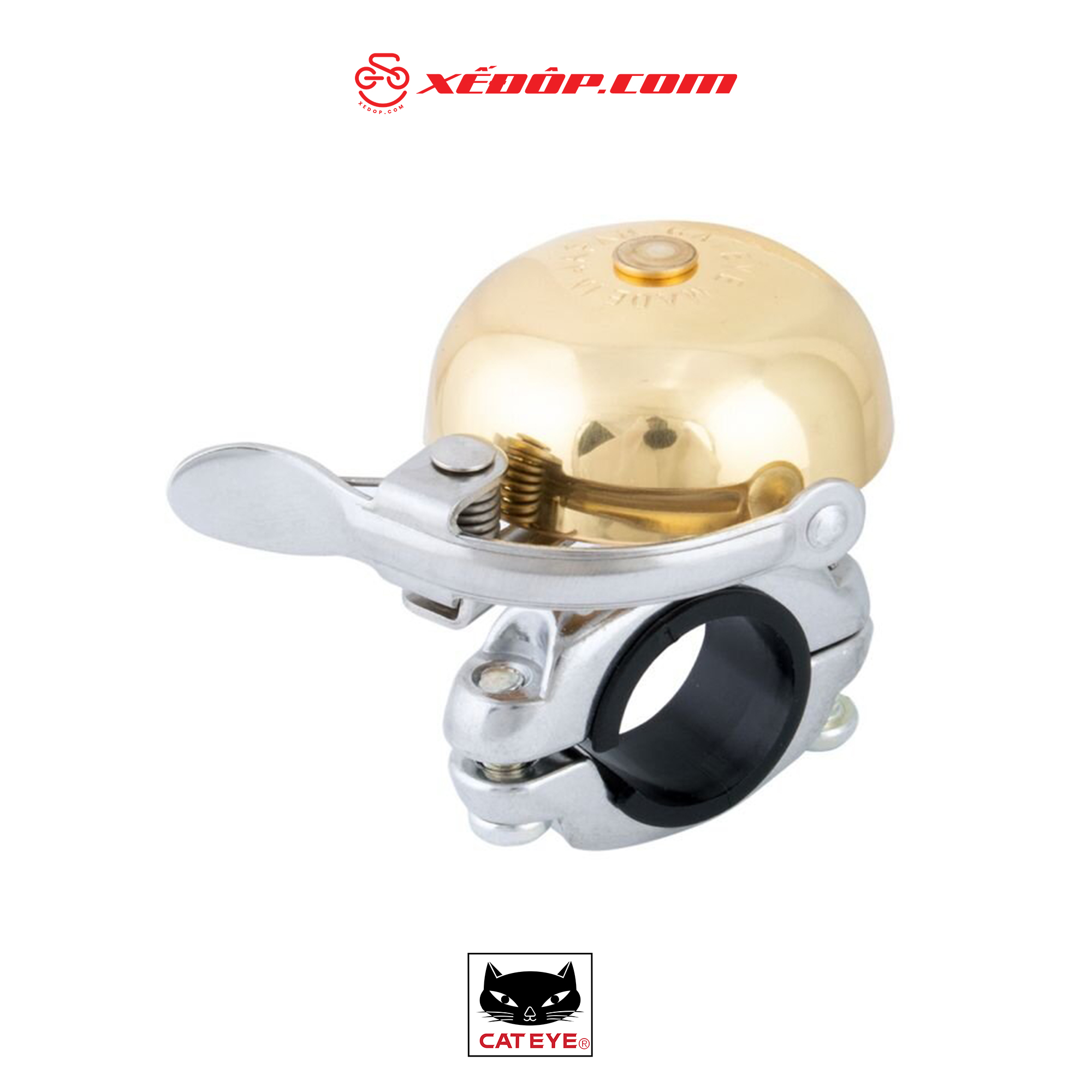 CHUÔNG XE ĐẠP CATEYE OH-2300B - Polish Brass