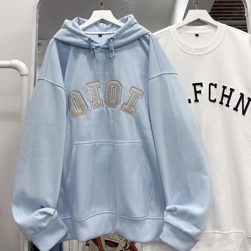 Áo Hoodie Dáng Rộng OIOI ulzzang