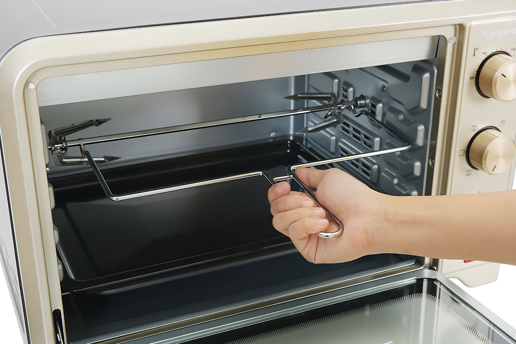 Lò Nướng Mặt Kính Tráng Gương Kangaroo KG4001 - Hàng chính hãng