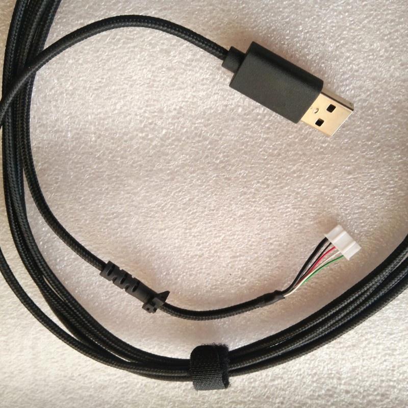 HSV Replacement Durable Nylon Braided USB Mouse Cable Mouse Lines for For logitech G403 hero Wired GPRO Wired G102 Mouse