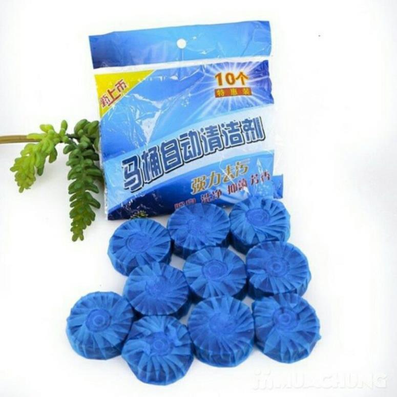 Gói 10 Viên Thả Bồn Cầu Khử Mùi Hàn Quốc - Tiện lợi