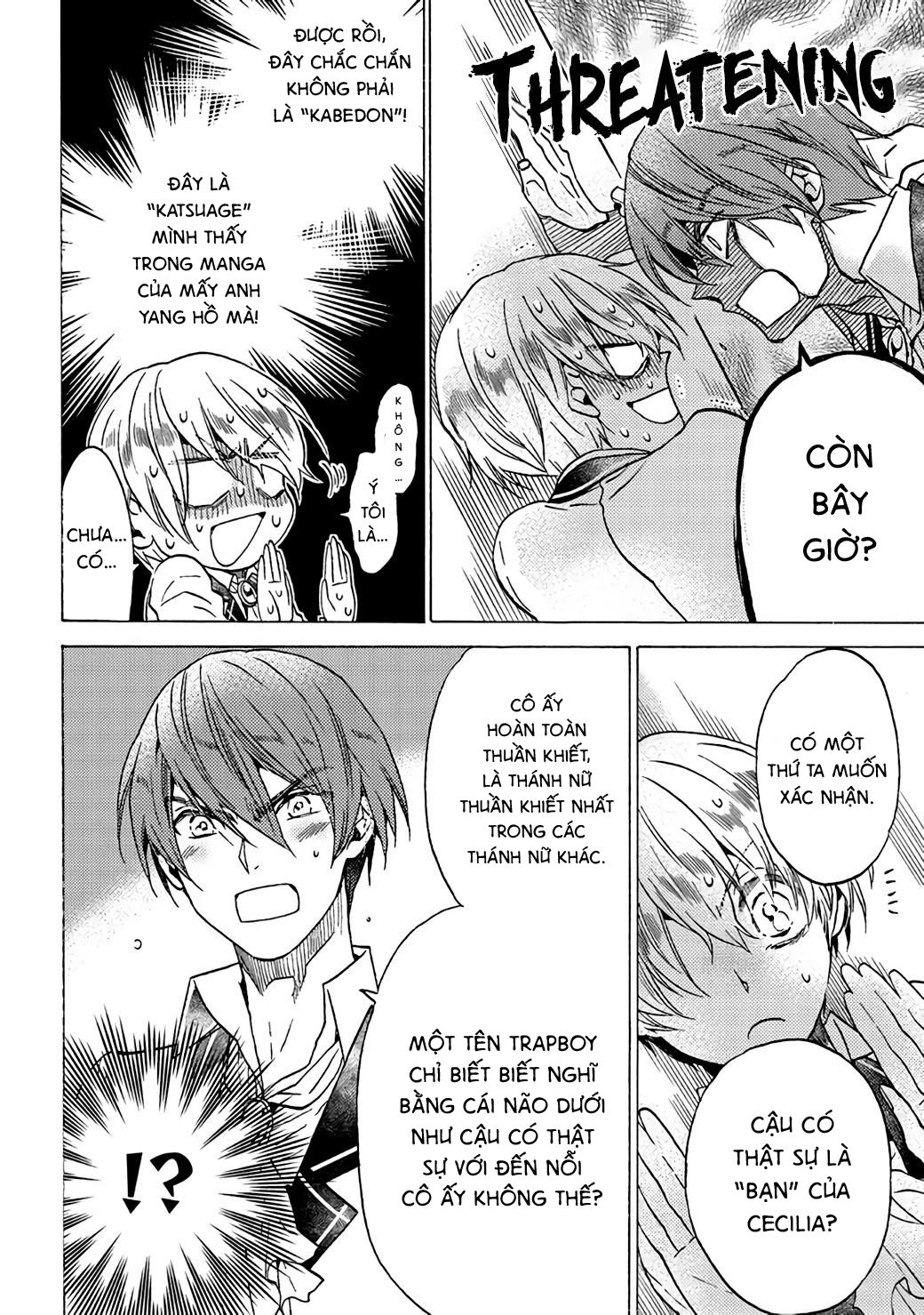 kẻ phản diện, cecilia silvie, không muốn chết, thế nên cô đã cải nam trang chapter 3.1 14