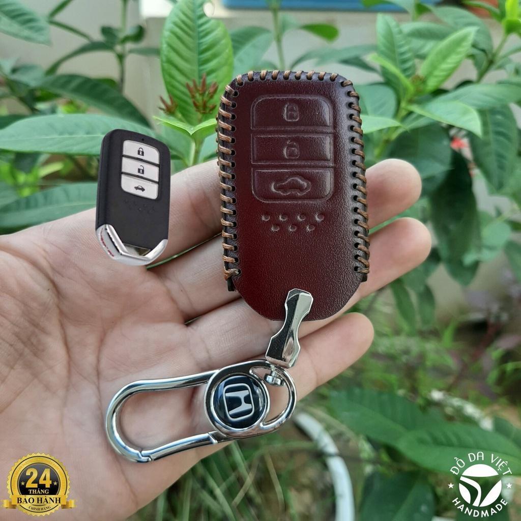 Bao Da Chìa Khóa Honda CRV, City, Civic . Da Bò thật