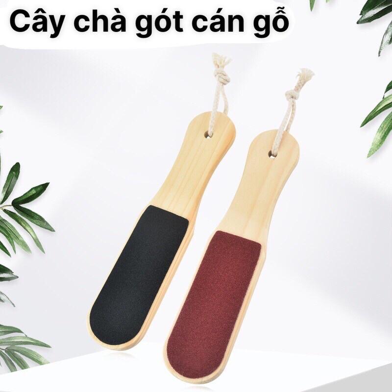 Cây chà gót cán gỗ, mặt nhám, chà gót