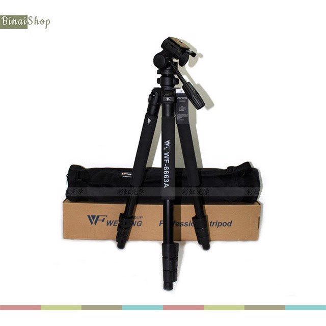 Weifeng WF-6663A - Chân Máy Ảnh Tripod- Hàng chính hãng