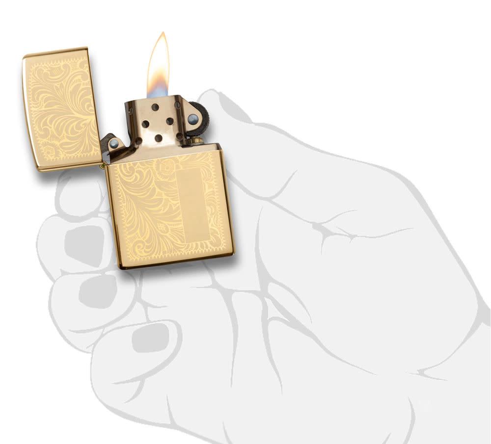 Bật Lửa Zippo Venetian Brass