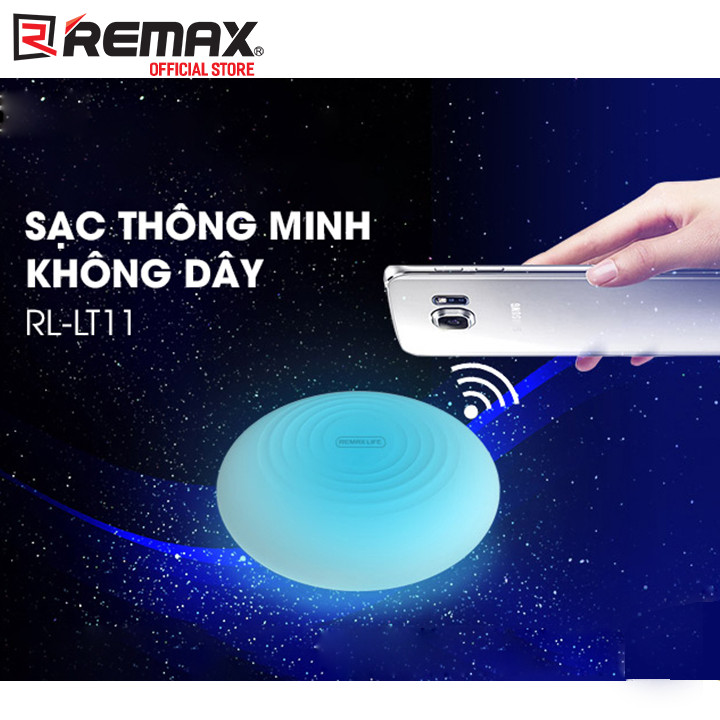 Hình ảnh Đèn ngủ tích hợp sạc không dây Remax RL-LT11 Jellyfish Serie - Hàng nhập khẩu