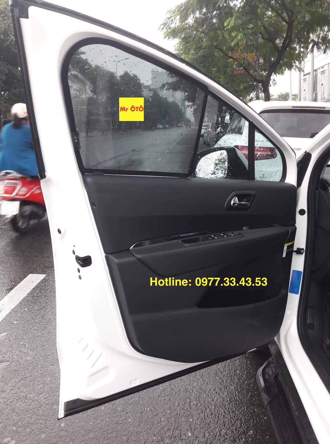 Rèm Che nắng xe Peugeot 3008 FL loại 1 có hút nam châm, Vải dày dặn, chống nắng tuyệt đối