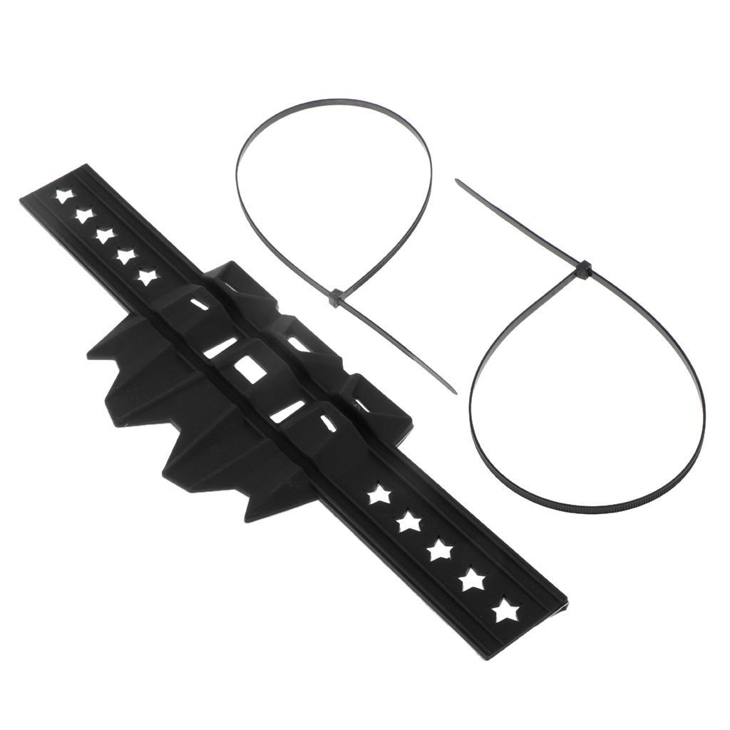 2x Black Exhaust Guard Heat