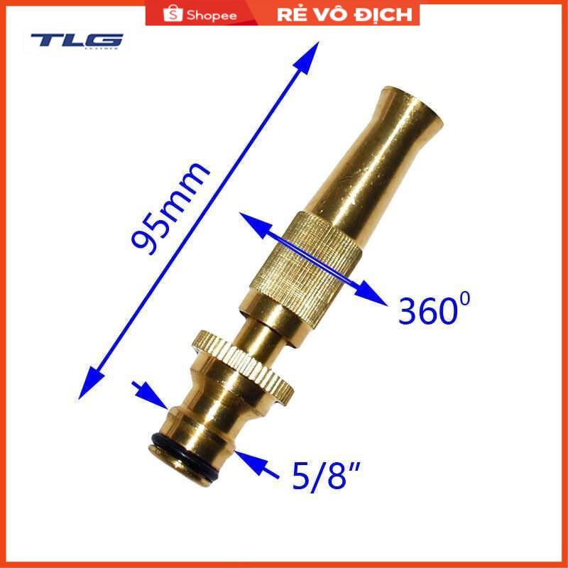 Vòi xịt nước tưới cây , vòi rửa xe đồng thau chất lượng cao nhập khẩu chính hãng 206587