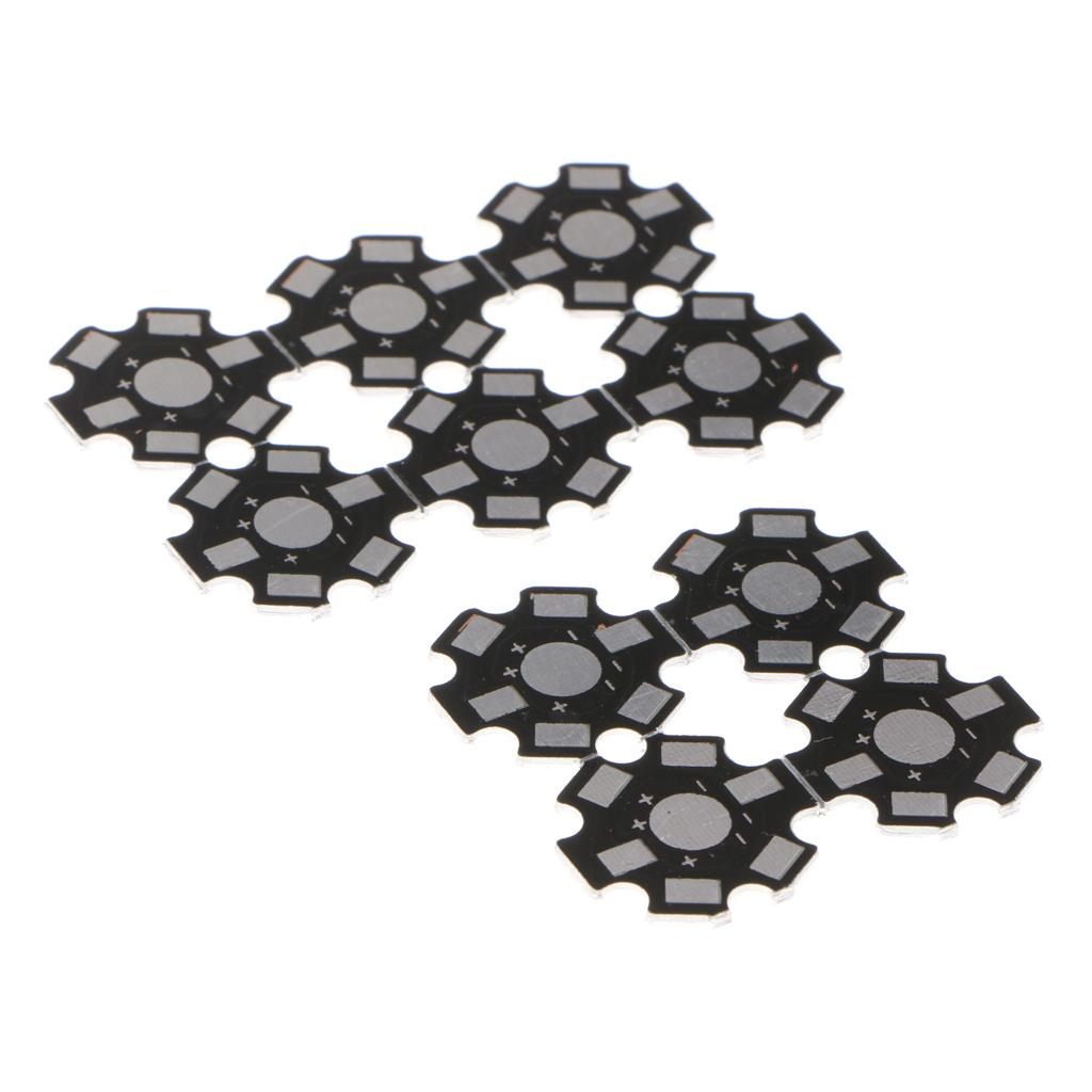 Rất Nhiều 10 Chiếc 20 Mm Cao Cấp LED Nhôm Mặt Đế Tản Nhiệt Cho 1W 3W đèn