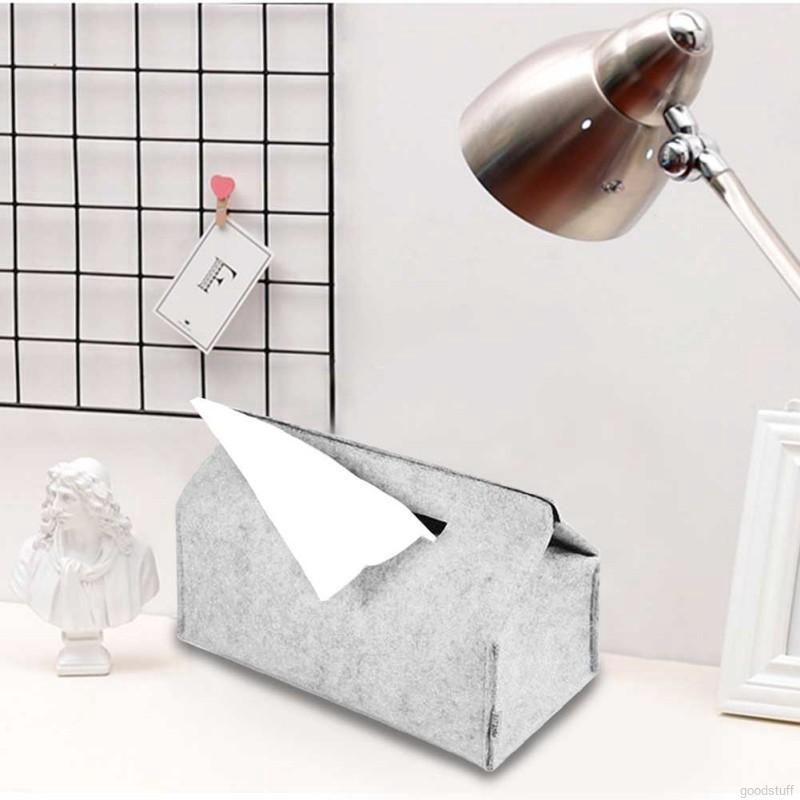 Hộp nỉ đựng khăn giấy xinh xắn