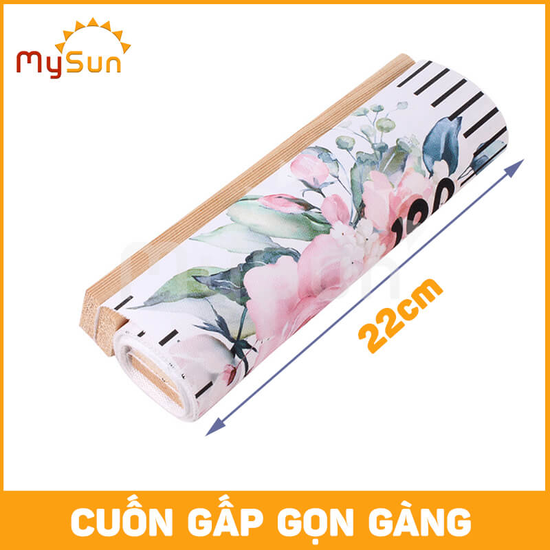 Thước bảng đo chiều cao 2m y tế gắn dán tường cho trẻ em bé MySun