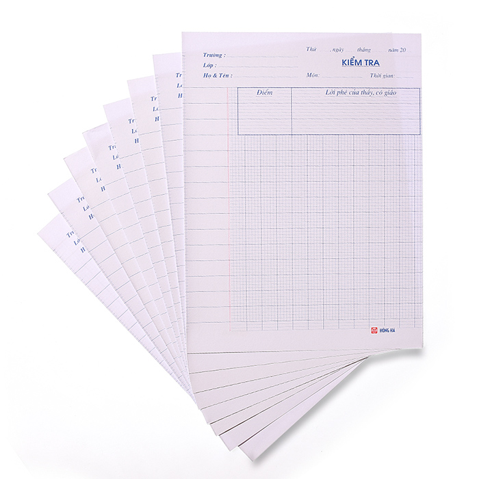 Giấy kiểm tra 5 ô ly Hello Friend 4935 (5 tập)