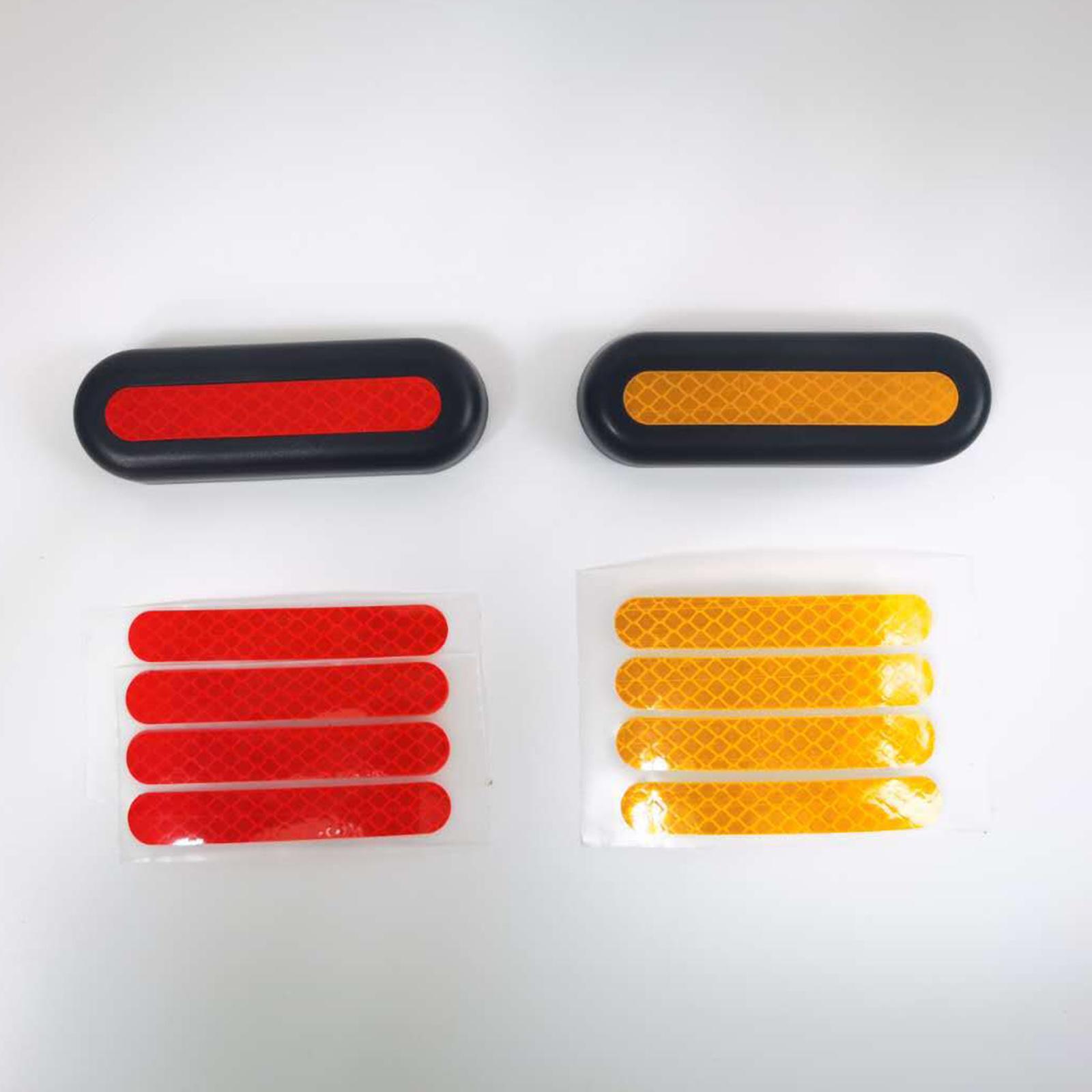 Reflective Sticker Set for Max G30 Electric Scooter Front Rear Wheel Cover Sticker Replacement