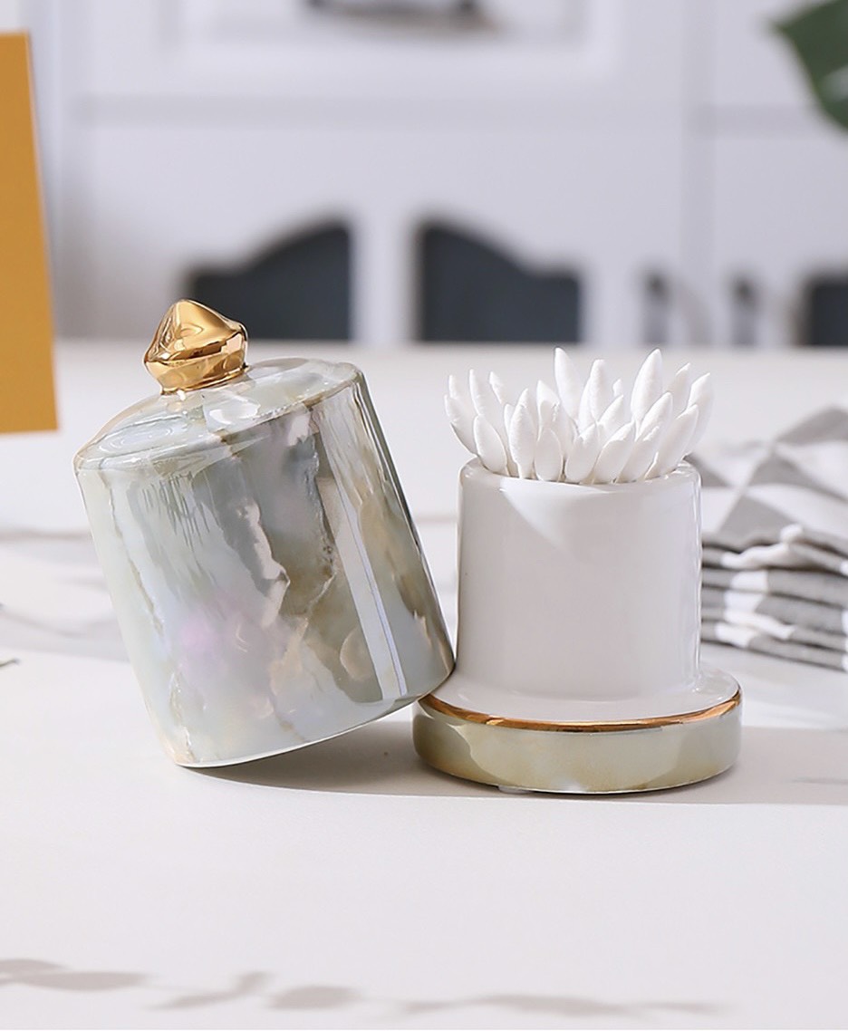 LỌ ĐỰNG TĂM BẰNG SỨ XƯƠNG CAO CẤP SANG TRỌNG - VD191