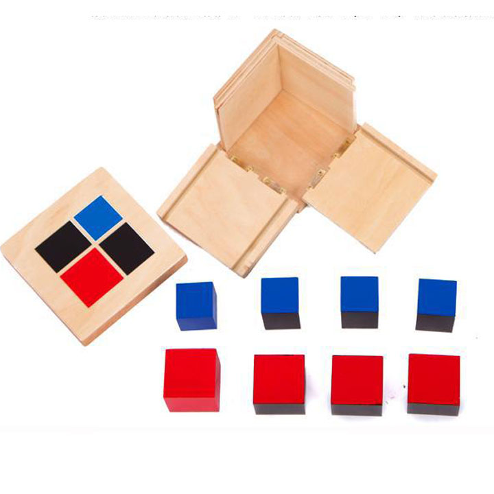 Hộp nhị thức Binomial Cube Giáo cụ Montessori