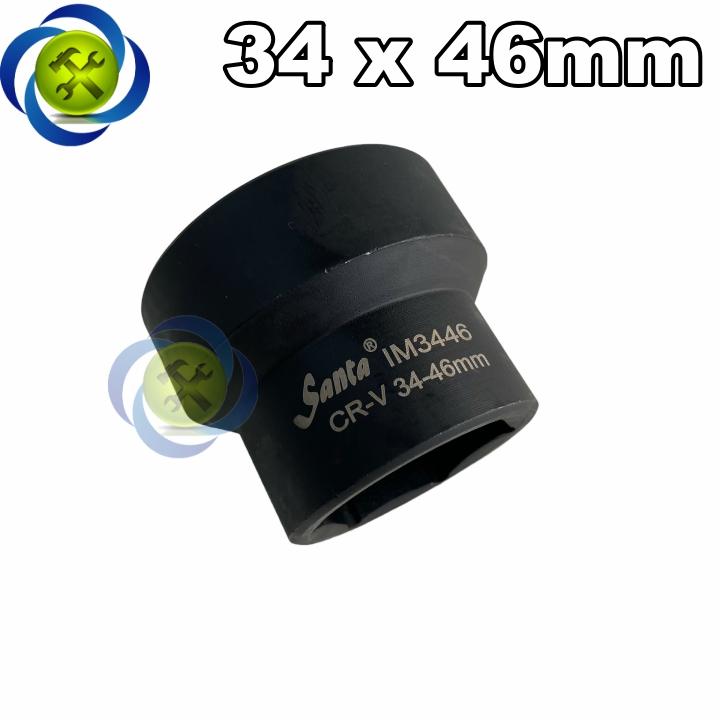 Tuýp mở nồi xe tay ga 2 đầu 34x46mm SANTA IM3446 chuôi 1/2