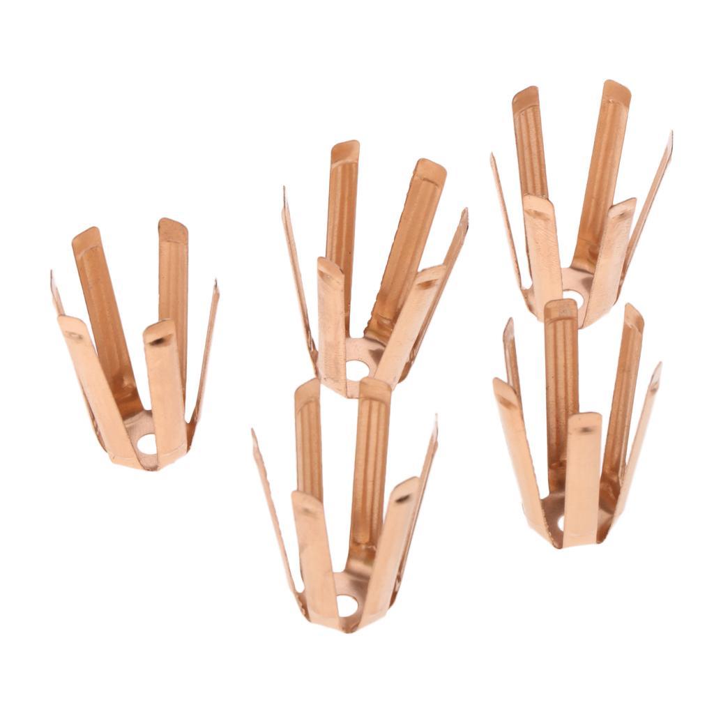 5-Pack Golf Ball Pick Putter Grip Golden Retriever Brass Eight-claw Grabber Golf Training Accessories