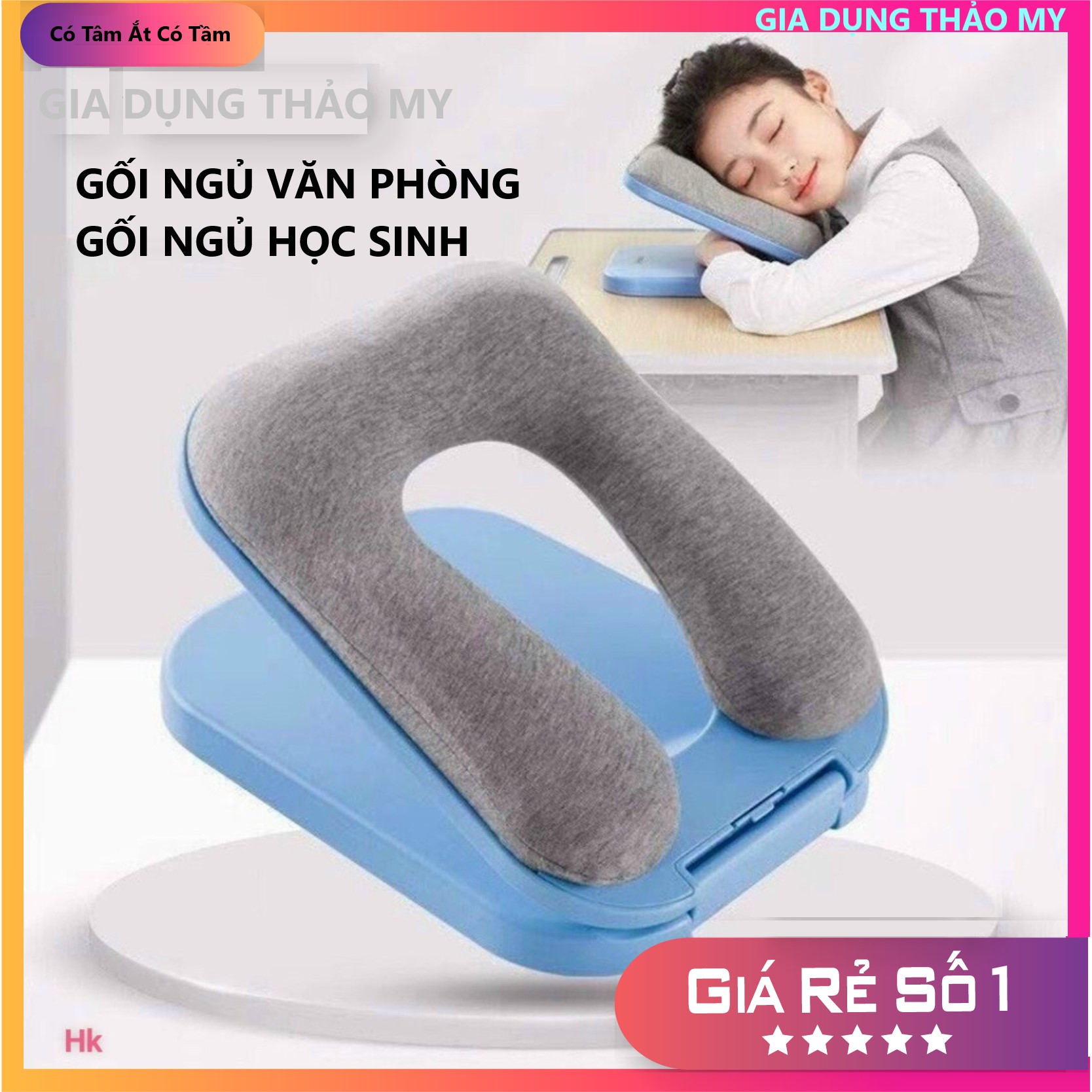 Gối ngủ văn phòng Gối để bàn gấp gọn tiện lợi