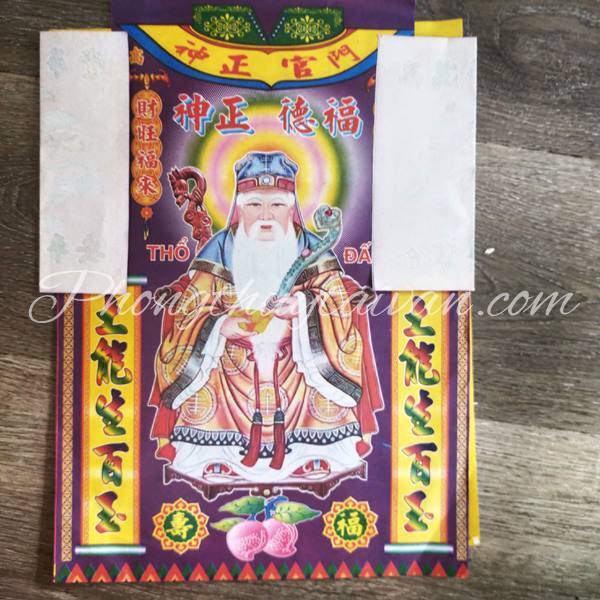 Giấy cúng ĐỘNG THỔ đầy đủ