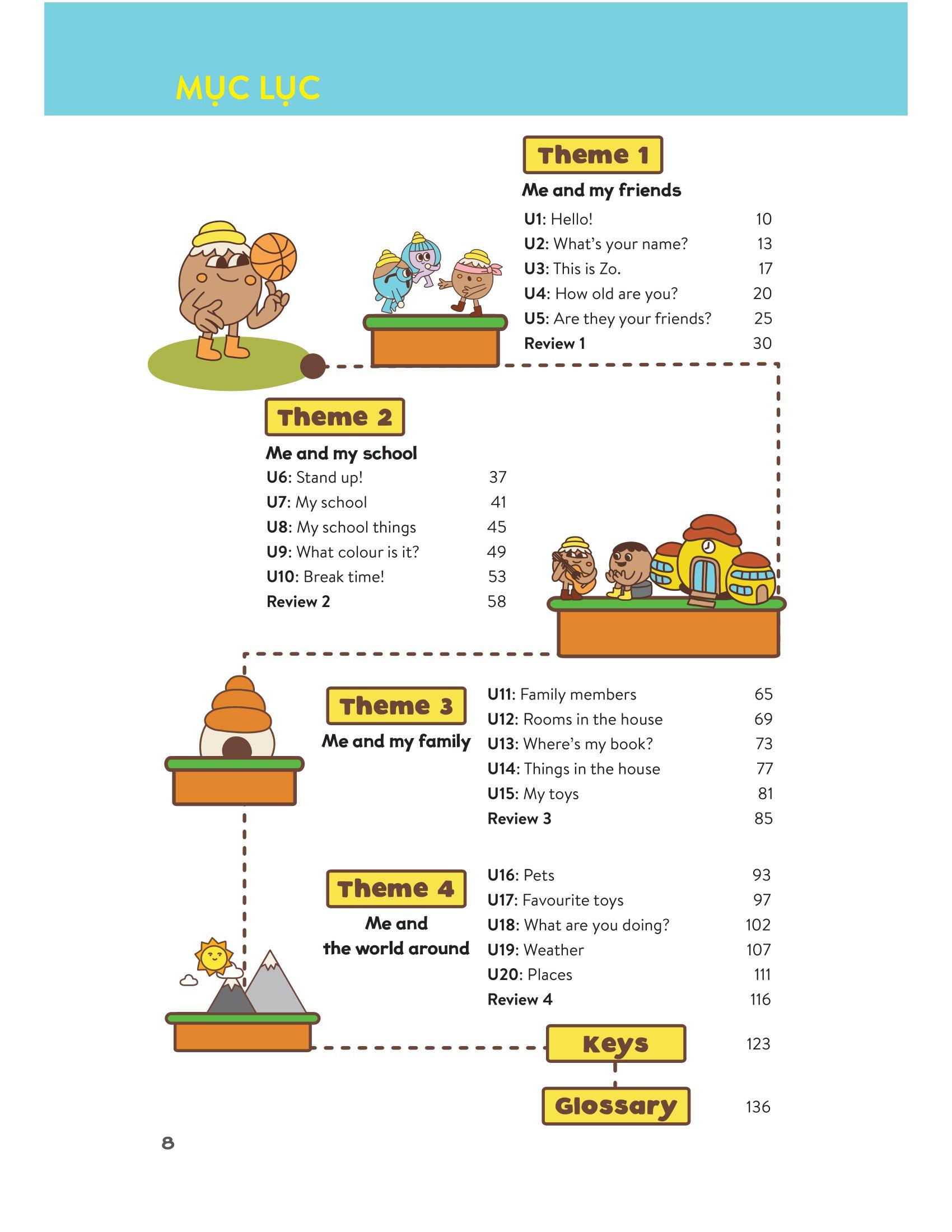 Level Up - 100 Trò Chơi Từ Vựng Tiếng Anh - Lớp 3