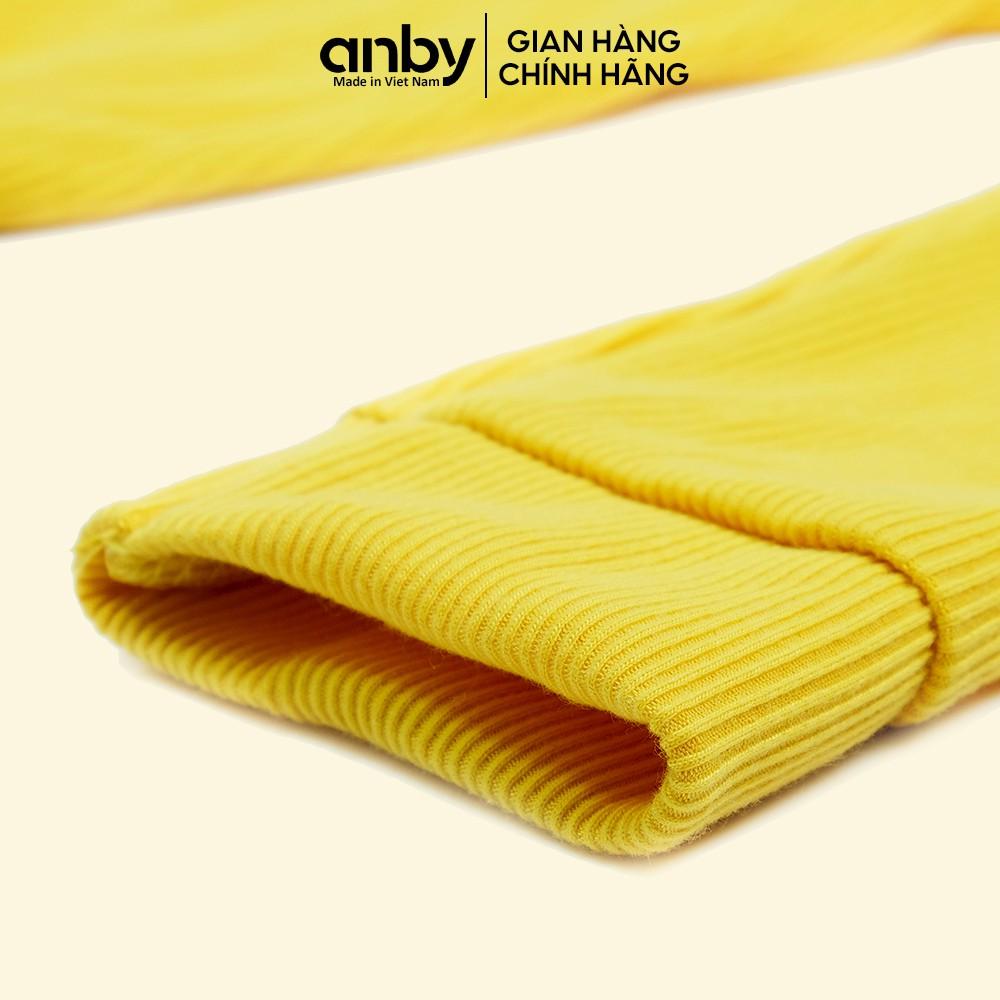 Quần dài cho bé trai gái từ 0 đến 5 tuổi ANBY chất liệu thun gân đáp đũng chuyên dùng đóng bỉm