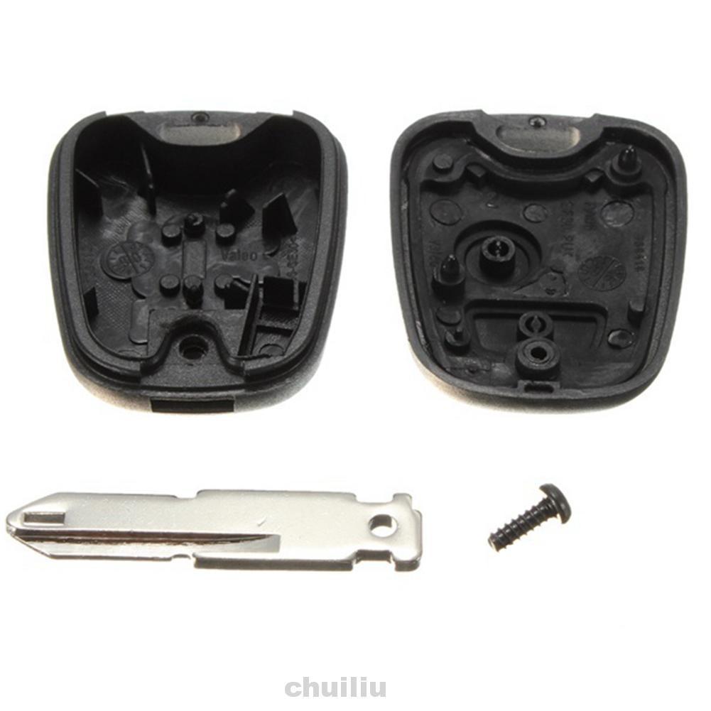 Vỏ Chìa Khóa Điều Khiển 2 Nút Bấm Đơn Giản Cho Xe Peugeot 206