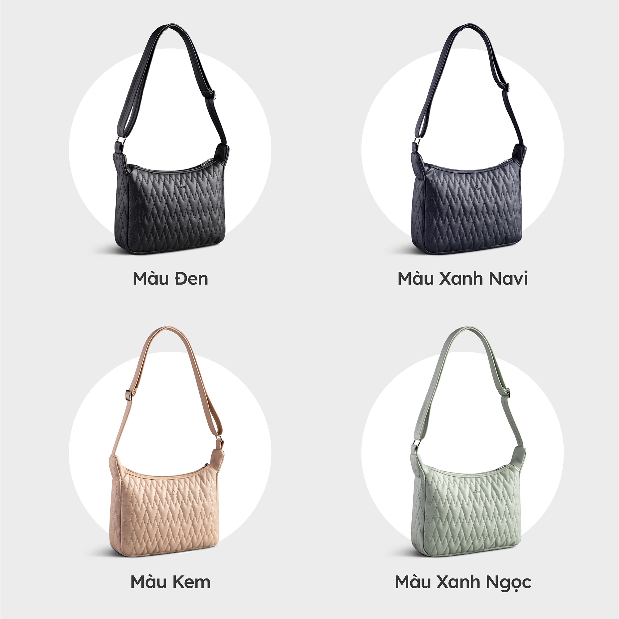 Túi đeo chéo da nữ tote chần chỉ cỡ lớn YUUMY Seasand YN166