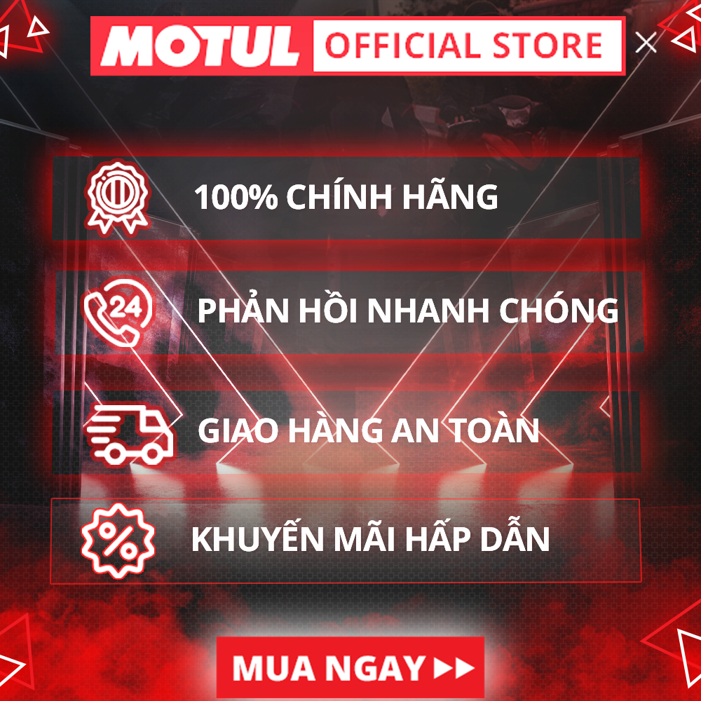 Dầu nhớt xe máy MOTUL H-TECH 100 4T 10W40 1L