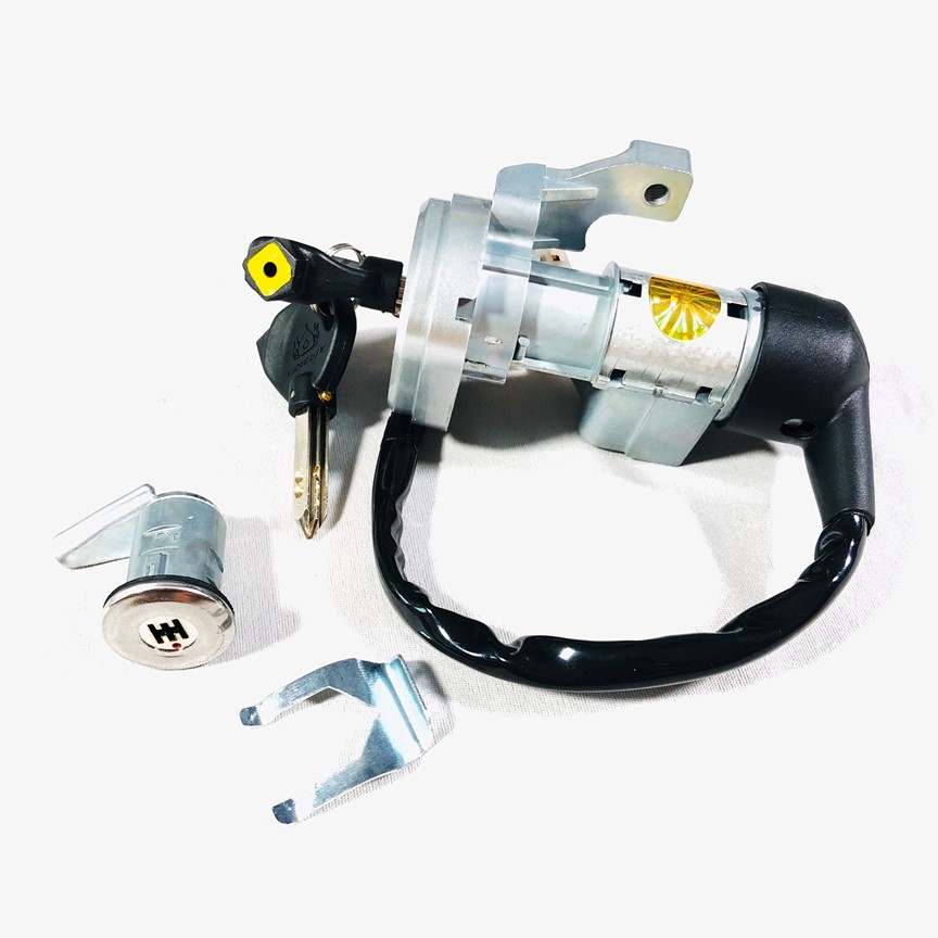 Ổ khoá chống trộm 6 cạnh cho Wave RS có kèm khóa yên