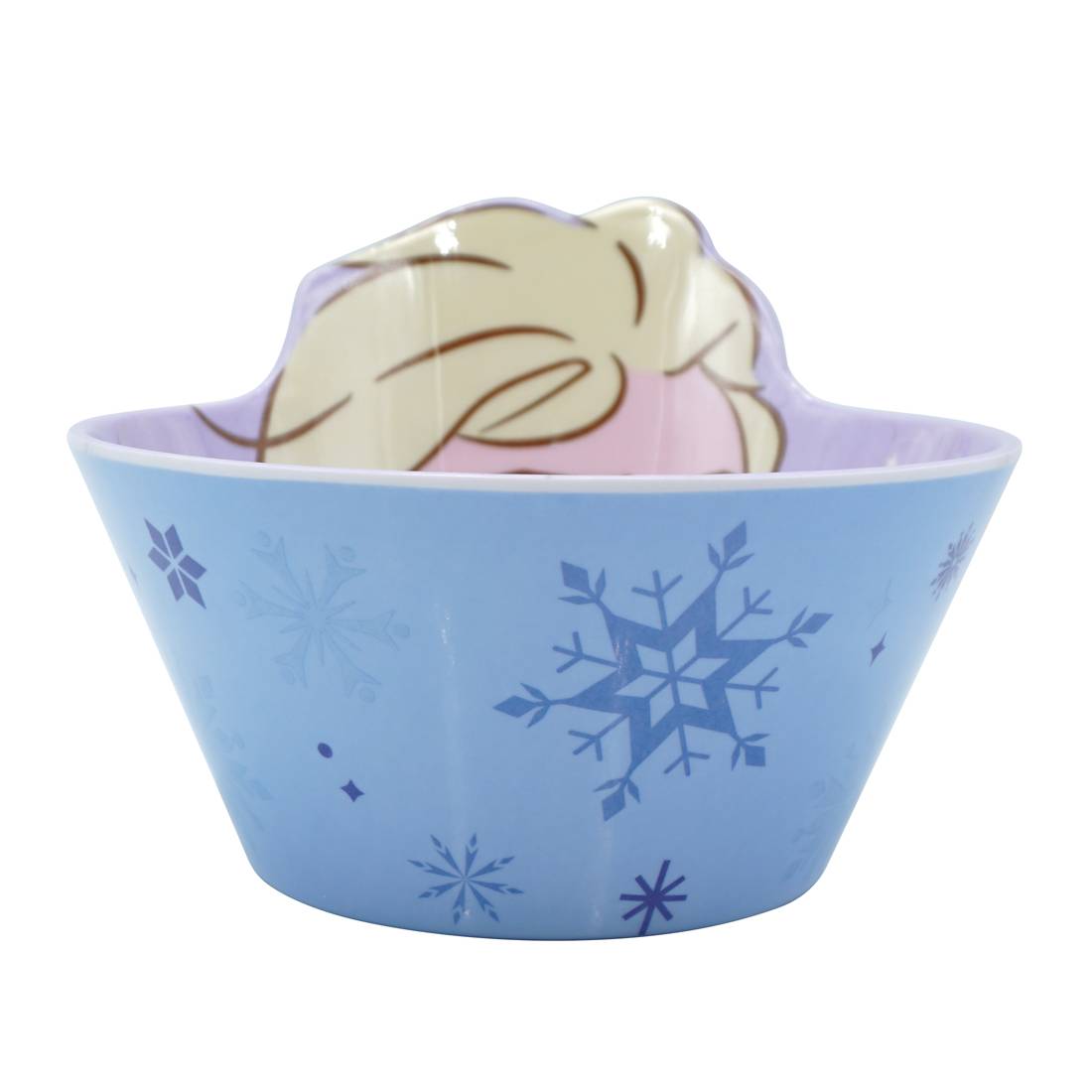 Chén tô ăn dặm melamine Disney hình Elsa Frozen 3D cho bé gái